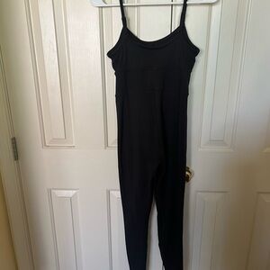SO Black Sleeveless Jumpsuit with Spaghetti Straps